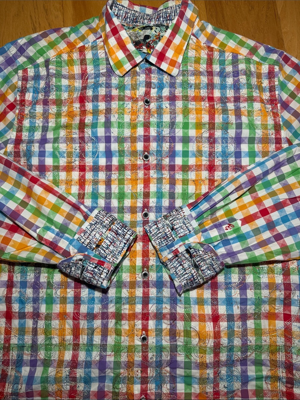 Robert Graham RARE Gingham Check Shirt